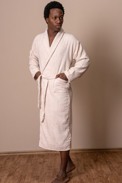 VAROL Κρέμα μπουρνούζι υψηλής πυκνότητας Bukle Dokuma – Περιμένοντας εξαγωγή – Unisex – Μία μέγεθος