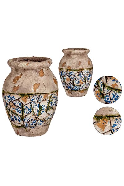 Ibergarden Rustic polyresin vase 32.5cm