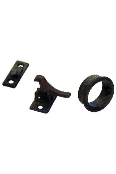 TNG Outdoor Opritor de ușă curbat pentru trapă, Ø exterior 44 mm, orificiu Ø ...