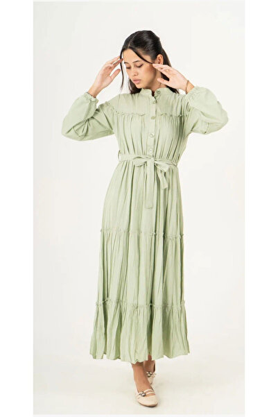 Asortix Girl's Long Maxi Hijab Dress-Lined-Comfortable Flowy and Loose Fit-Elb-0049-4979