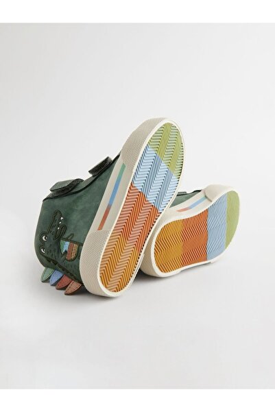 Next Baby Green Crocodile Patterned Comfortable Sole Strap Boots