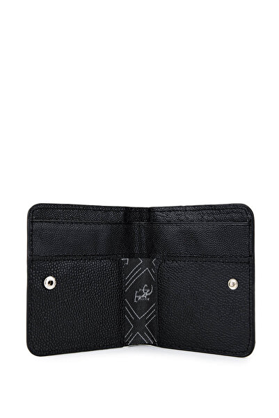 Tamer Tanca Unisex Genuine Leather Black Caviar Card Holder