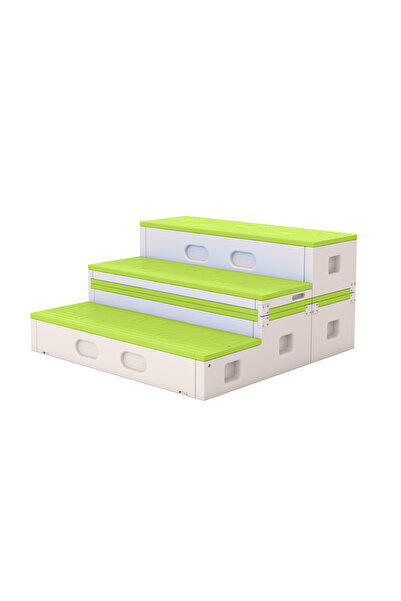 Nichiduta Garden Bancuta modulara multifunctionala Step Stool Green 123 x 122 x 62 cm