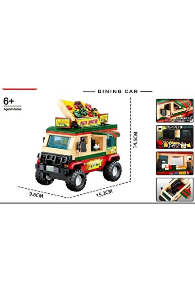 OEM Pizza Truck Construction Set (362 pieces)