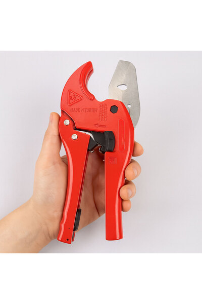 Badem10 Pvc Pipe Cutting Scissors 42mm Professional Strong Cutting Durable Ergonomic Handle Quality Hand Tool