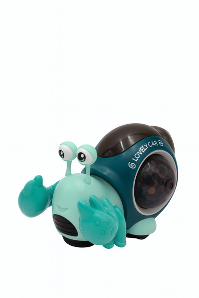 BaoBao LovelyCar Snail Interactive Toy – Lights, Music and Movement, Funny Design