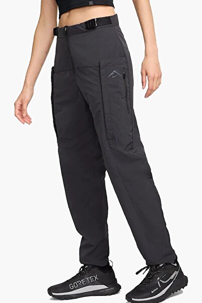 Nike Trail Water Repellent Finish Running 7/8 Length Women's Woven Suitici Running Sweatpants Black