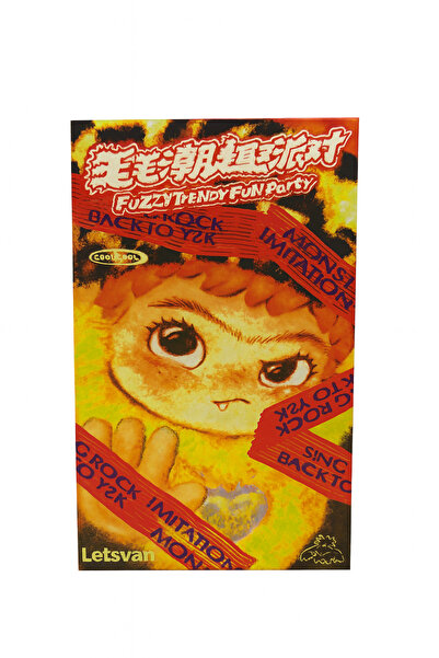 OEM Figurină Monstru Pufos – Colecție Drăguță și La Modă, Cutie Surpriză Blindbox