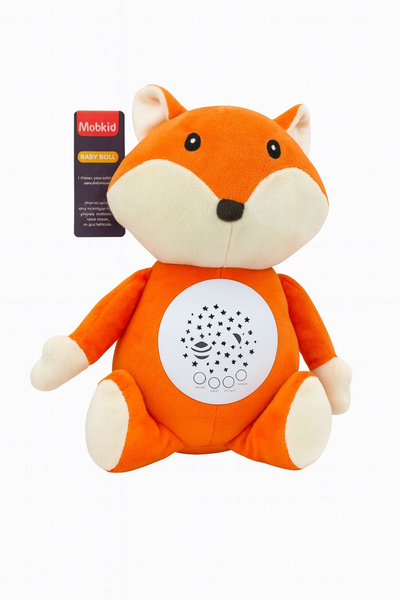 OEM Jucărie de pluș Vulpe cu proiecție de lumină și sunete liniștitoare pentr...