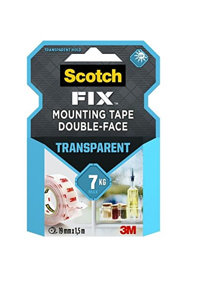 3M SCOTCH Banda dublu adeziva pentru montare transparenta 19mm x 1.5m Scotch-...