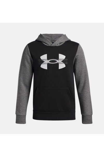 Under Armour Erkek Çocuk UA Rival Fleece Colorblock Graphic Kapüşonlu Sweatsh...