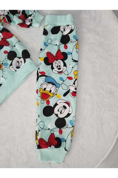 Store Mint Daisy Girls' Tracksuit Set Pajamas