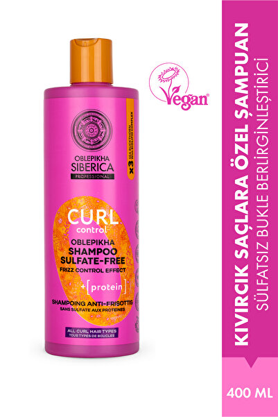 Natura Siberica Oblepikha Curl Control Sulfate-Free Curly Hair Shampoo – 400 ml
