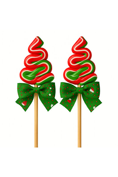 CandyZoo Pine Lollipop Christmas Ornament Candy 40-45 Gr. 2 Pieces