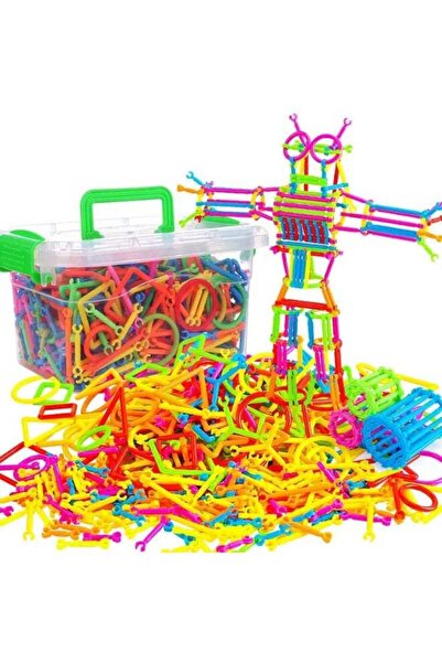 F.A.M.S Smart Magic Plastic Interlocking Sticks & Pipes DIY Educational Toy for Kids