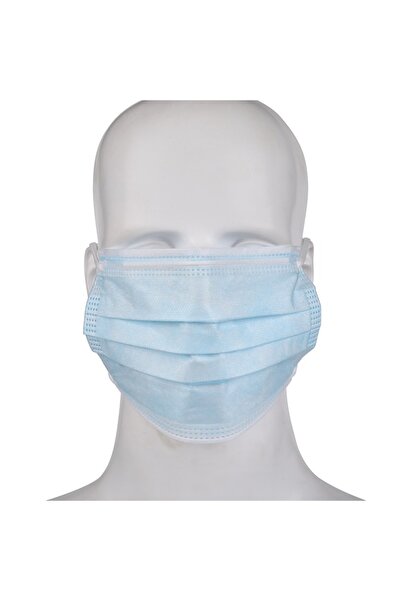 Lawazim Disposable Face Mask 2x25pcs Blue - Breathable Non-Medical Daily Protection