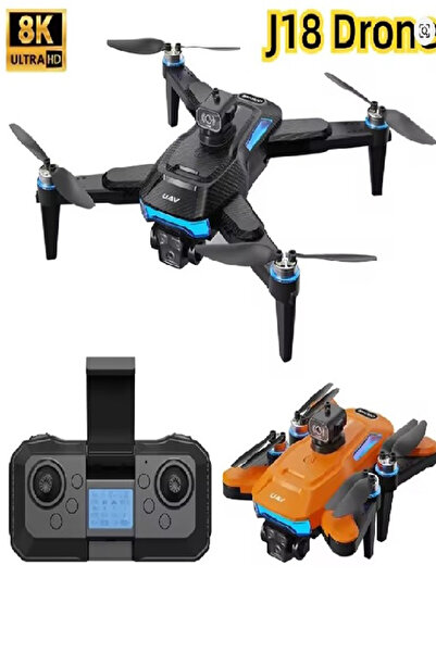 CİYU TİCARET J18 Pro Drone 4K HD Kamera Akıllı Engel Kaçınma Optik Akış Katla...