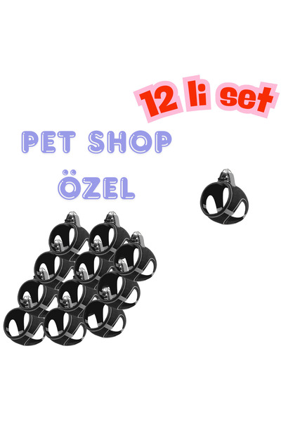 Mita Set of 12 Air Mesh 2XS Breast Collar Black