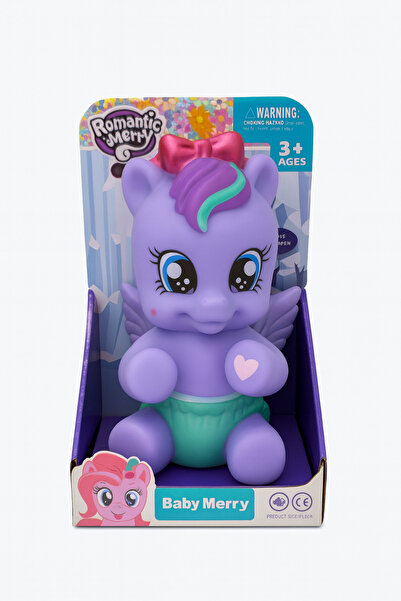 OEM Ponei Purpuriu Bebeluș Merry Romantic Merry – Jucărie Unicorn cu Aripi pe...