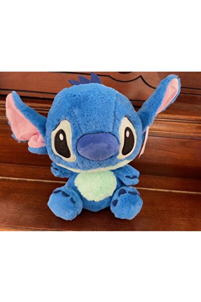 OEM Jucărie de Pluș Stitch Albastru, 25 cm, Material Moale, Cadou Copii
