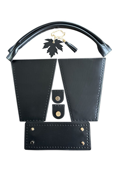 BD fold yarn Tods fairy tale series autumn bag knitting kit black color side ...