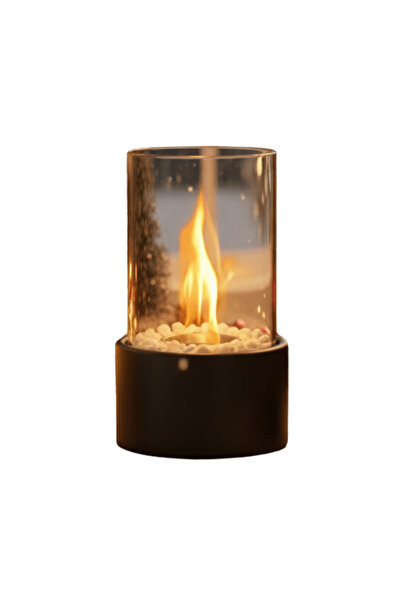 OferteTop Șemineu Decorativ Cu Flacără Reală Pentru Casă Și Terasă