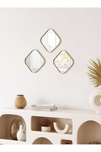 Metpoint Square Mirrored Gold 24X24 Serving Tray for Coffee and Tea (Multi-Purpose)