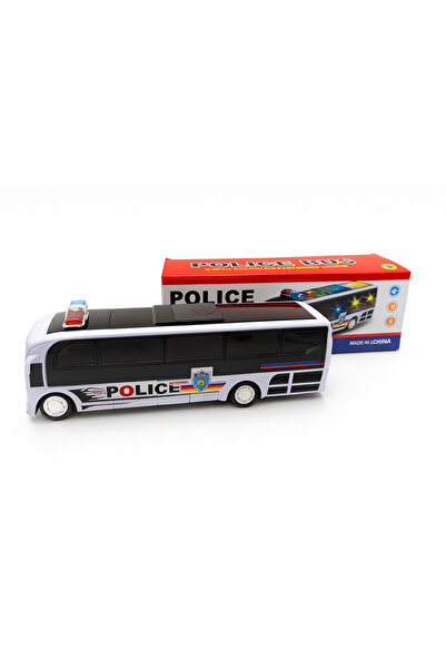 OEM Police Bus Toy 26x11 cm with Lights, Sounds and Movement – Interactive Ba...