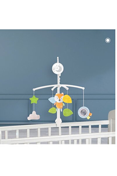 Matadi Cute Fox Wooden Crib Mobile Musical Carousel