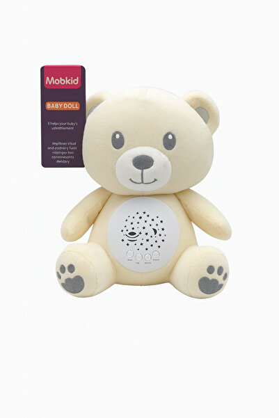 OEM Jucărie de pluș cu proiecție de lumină și sunete moi – Păpușă ursuleț de ...