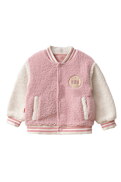 Haribo 3-8 ani, cu licență, unisex, haină de colegiu Boomber-Pudra