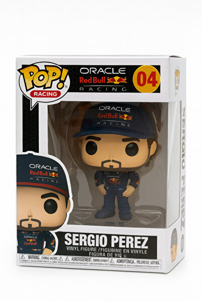 OEM Figurină Pilot de Curse 04 în Costum Roșu – Model Colecționabil din Vinil...