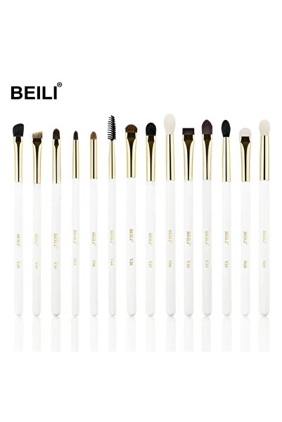 BEILI White 14-piece Makeup Brush Set