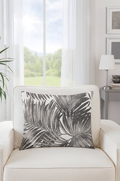 Premier Home Duck Leaf Throw Pillow Cover Beige Gray V1 45X55