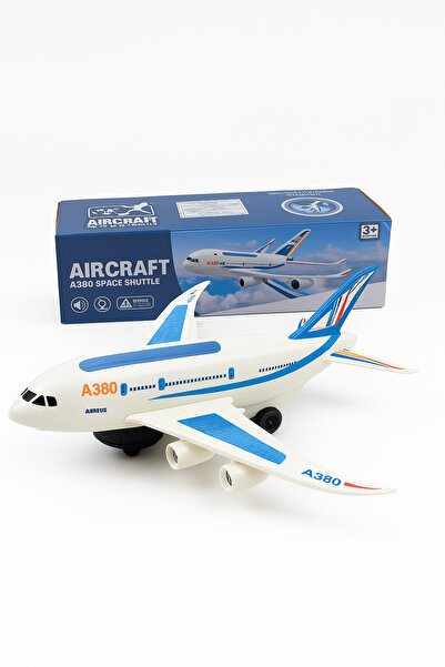 OEM A380 Toy Airplane with Lights, Sounds and Automatic Lift – Bump & Go, Lar...