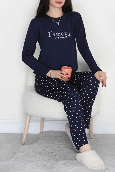 Tatty Underwear Patterned Milan Pajama Set