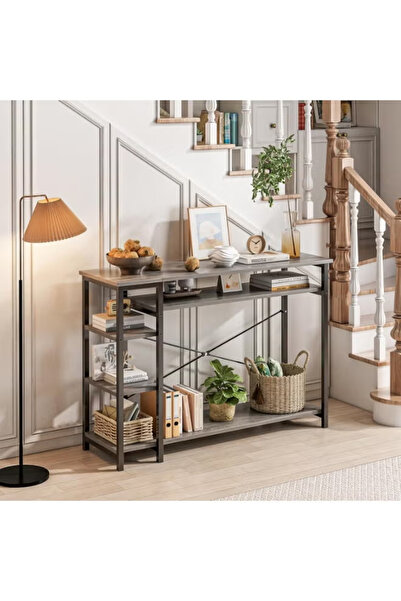 ZUIHAO طاولات وحدة التحكم 130 * 35 * 90 سم طاولة أريكة حديثة مكونة من 3 طبقات...