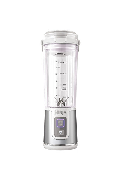 NINJA Blast BC151 portable blender, 530ml capacity, 10 uses per charge, 5V battery, manual