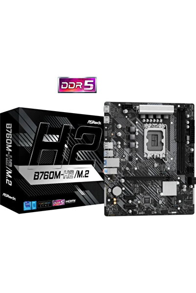 ASROCK Placa de baza B760M-H2/M.2