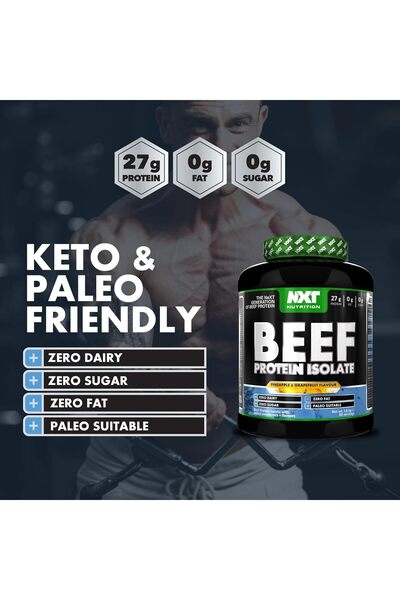 NXT Nutrition Beef Protein Isolate Powder - 1.8kg (Pineapple Grapefruit)