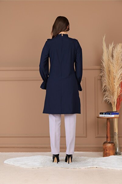 Modaviki Asel Tunic Navy Blue Elb84