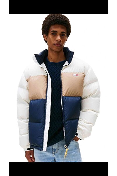 Tommy Hilfiger TJM ALASKA DOWN CLBK PUFFER Erkek Beyaz Mont - DM0DM22117