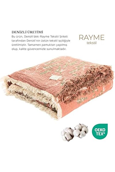 maxstrox TEKSTİL - Desenli Dekoratif Çok Amaçlı Müslin Pike ve Yatak Örtüleri...