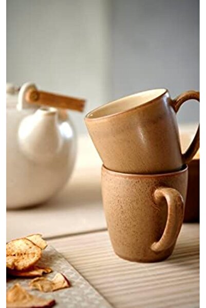 Çaydanlık, Çömlek/Seramik Çay, 1,2 Litre, Yükseklik 20 Cm, Krem