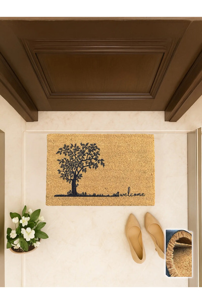 Chandler Home Quercia 40X60 cm Coco Doormat Tree