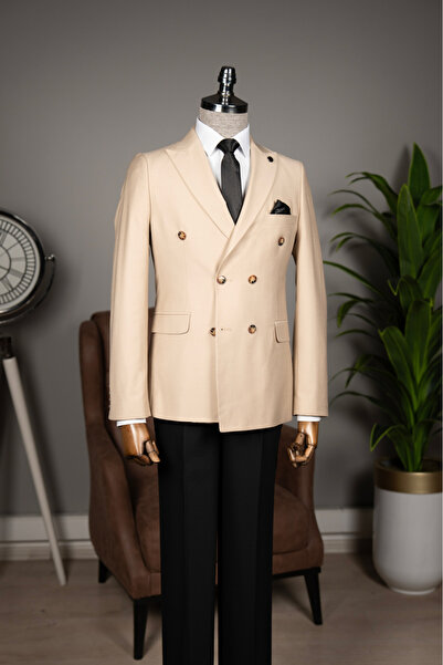 Terziayhan Τζάκετ Τερζί Αγιάν διπλό πέτο