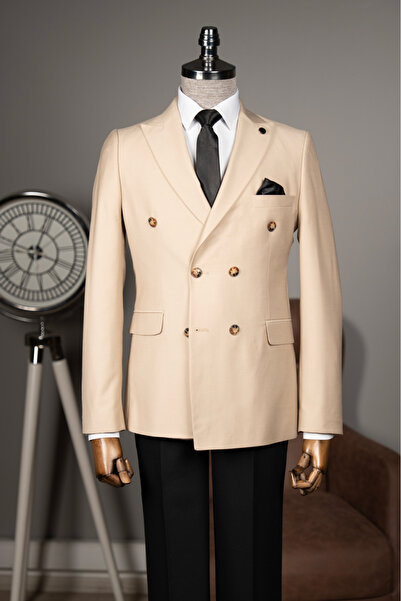 Terziayhan Τζάκετ Τερζί Αγιάν διπλό πέτο