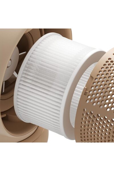 JISULIFE مروحة فلتر متوافقة مع مروحة عربة الأطفال FSL02، بيضاء، عبوة واحدة