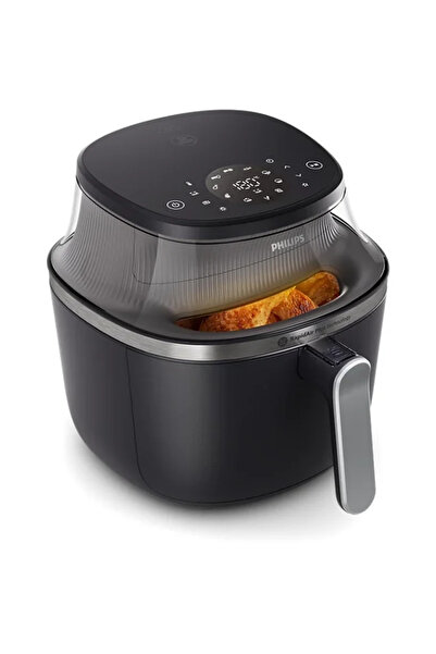 Philips Hot Air Fryer NA331/00, RapidAir Plus, 6.2 L, 1700 W, 12 presets, Black