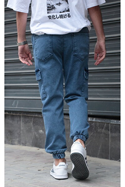 green poll Чоловічі джоггер-штани з боковими кишенями, еластичним поясом і манжетами, що можна прати